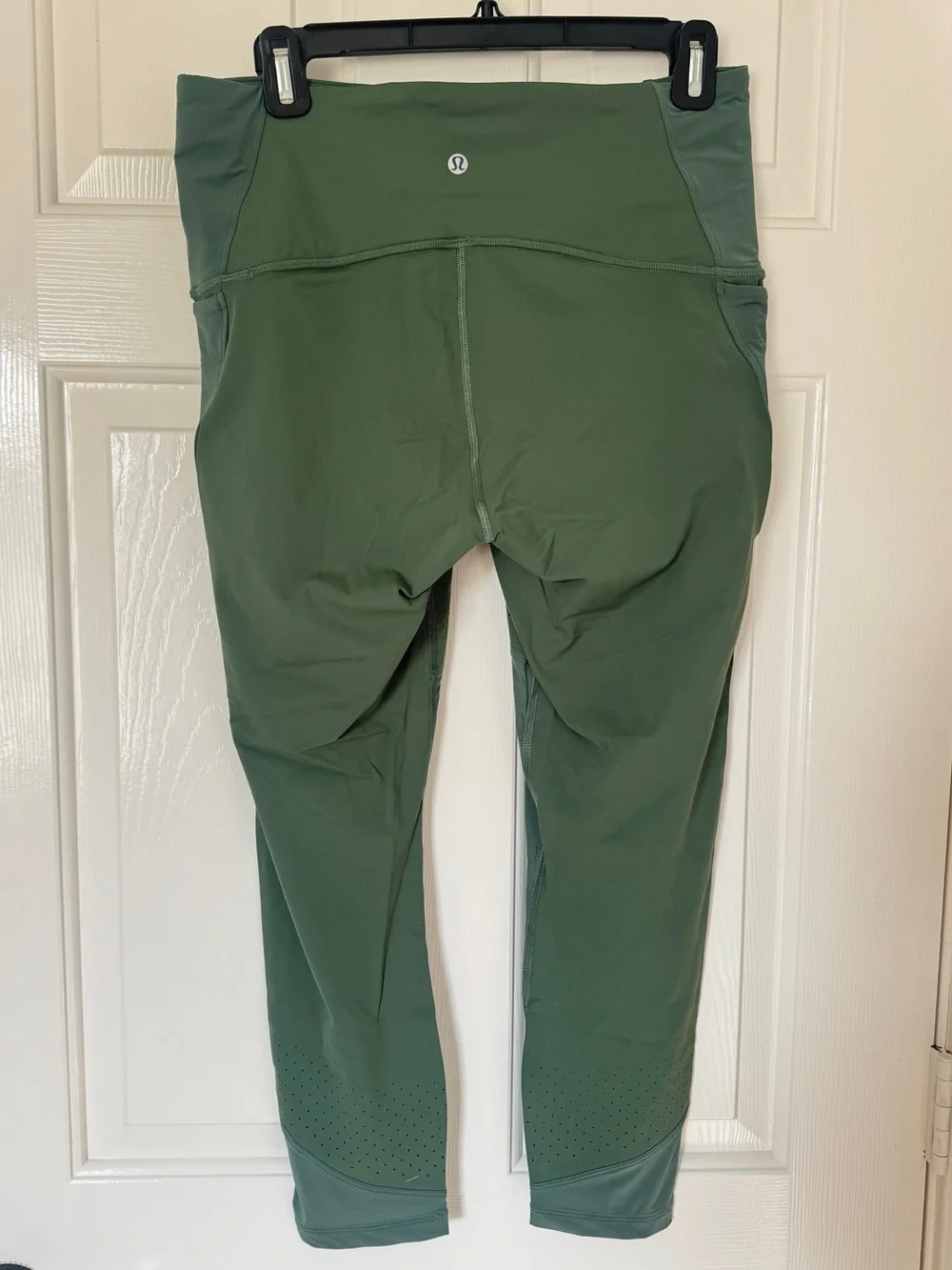 Lululemon High-Rise Green Performance Leggings